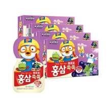 팔도 뽀로로 홍삼쏙쏙 어린이음료 100ml, 800개, 포도블루베리