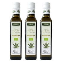르반테 유기농 대마종자유 250ml 냉압착 햄프씨드오일 이탈리아 직수입 3병, 3개