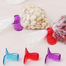 과자봉지 밀봉 나비집게 밀폐 고정 6P 밀폐클립 봉투밀봉 밀봉클립 봉투집게 밀폐집게, 1개