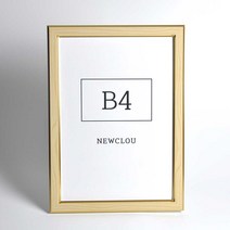A4 A3 B4 인테리어 우드 액자 프레임 6종, 미색