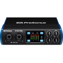 라이브커머스 유튜브 오디오 방송 장비 인터페이스 PreSonus Studio 26c USB-C™호환 가능한 오디오 인터페, 한개옵션0