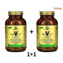 솔가 Solgar 포뮬라V VM75 멀티비타민 미네랄 식물성 120캡슐 X2팩, 1개