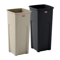 러버메이드 언터쳐블 사각형 휴지통 87L #356988, 1개, 검정