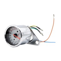 뜨거운 판매 오토바이 타코미터 내마모성 레트로 오토바이 타코미터 0-13000 tach rpm 게이지 rev 카운터 유니버설 dc 12v