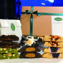 원하는데로 플로잉쿠키 수제쿠키 디저트 쿠키박스, 녹차 마카다미아 화이트 초콜릿