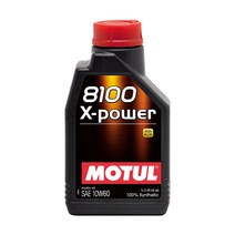 모튤 8100 엑스 파워 10W60 합성유 엔진오일 교환 가솔린 디젤 합성유 1L, 2개, 1000ml