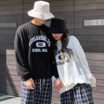 로맨틱홀릭 로스앤 왕 데일리 맨투맨 커플룩 (2개세트가격)