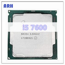 i5 7600 코어 i57600 i5 3.5 GHz 쿼드 스레드 CPU 프로세서 6M 65W LGA 1151, 한개옵션0