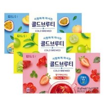 담터 콜드브루티 딸기 히비스커스 20T 복숭아 패션후르츠 홍차 20T 샤인머스캣 그린티 20T, 2세트