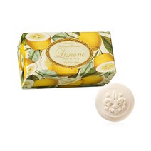 사프비누 이태리 장인 프리미엄 명품향수 비누 레몬향 / 피렌체에서온 향수바디바 / 바디워시 대용 / 이탈리아 수제 작품비누 집들이선물 신혼부부선물 답례품 선물세트, 6개입, 50g