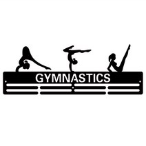 메탈소재 메달걸이 랙 타공형 거치대 마라톤 완주 메달 진열대, Gymmnastics (A 타입)