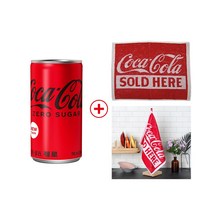 [본사직영] 코크제로 190ml CAN 30입+고리타올 (코카콜라 굿즈) 한정수량