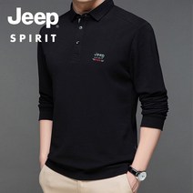 JEEP SPIRIT 남성 긴팔 카라 티셔츠 지프 넥 면 스판 남자 캐쥬얼 옷 9019