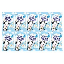 롯데제과 말랑카우 우유 79g, 10개