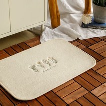 허브타임 자수 발매트, 단품