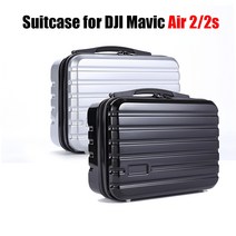 드론 가방 박스 DJI 에어 2s 스토리지 리모컨 운반 케이스 배터리 핸드백 매빅 2 액세서리, [02] Black