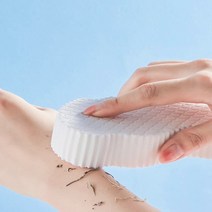저자극 쓱싹 요술 때밀이 밀기 스펀지 등 때타올 수건 블럭 장갑, 화이트, 1개, 1개