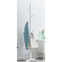 비셀리움 원목 스탠드 옷걸이 행거 5 colors, 사각다리, 화이트