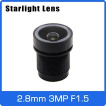 카메라 렌즈 스타라이트 렌즈 4MP 2.8mm 고정 조리개 F1.5 빅 앵글 소니 IMX290/291/307/327 저조도 CCTV A, 한개옵션0