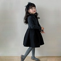 유블리 여아 겨울 모던 단정룩 원피스 잔링