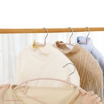 어깨뿔방지옷걸이 미끄럼방지옷걸이 옷걸이세트5P, 인디핑크5P