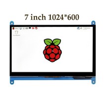 라즈베리 파이 3 모델 B 7 인치 LCD 터치 스크린 디스플레이 모듈 1024x600 800x480 RPi 용 quotHDMI TFT 모니터, [02] 1024x600