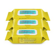 퍼펙트 소독티슈 살균티슈 효소첨가 3개 물티슈, 3팩, 80매