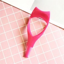 눈썹고데기 히팅뷰러 속눈썹 메이크업 도구 마스카라 쉴드 가이드 가드 컬 컬링 빗 화장품 커브 어플리케이터 3 in 1 1PC, [02] Pink