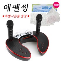 에펠씽 무선마이크+블루투스스피커 휴대용스피커 에코조절
