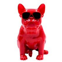 CHINA 불독 블루투스 s5 자르 스피커 프렌치불독 강아지스피커, PE 실버, 전신 대형