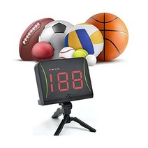 DRM 핸즈프리 스피드건 속도 측정 레이더 멀티 스포츠, 1개