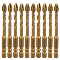타일비트 타일기리 티타늄 고강도드릴비트 6.5mm 10개, 티타늄 드릴비트 1세트(10개)
