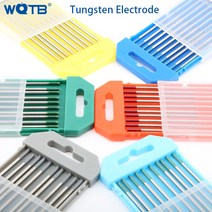 WQTB 텅스텐 전극 TIG 막대 WT20 Wl15 WL20 WC20 WZR8 WP WS20 WE3 알루미늄 용접용, WL15(Gold), 1.6 미리메터, 150mm