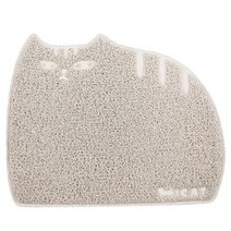 아이캣 뚱냥이 모래매트 (라이트 그레이)