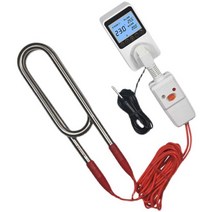 온수히터 봉히터 산업용 양식장 야외욕조 물끊이기, 구리 220V1000W(기존 온도 조절)