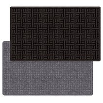 코스트코 대형 현관 매트 91cmX152cm 업소용 발매트 사무실 출입구 아파트 미끄럼방지, 코스트코 현관매트 - 다크그레이