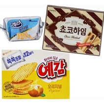 오리온 예감오리지널 +게리크래커 +초코하임 (바삭바삭/커피와함께/감자스낵/튀기지않은/얼려먹는 과자/과자/간식/소풍/우유 커피와함께, 상세설명