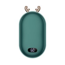 손난로 휴대용 핸드 워머 보조베터리 전기 히터 10000 MAh USB 충전 미니 포켓 야외 빠른 손 따뜻하게, 01 shuzilv5200mAh