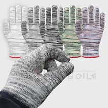 국산 필름 작업 시공 인테리어 질긴 먼지방지 폴리 면장갑, 색상랜덤, 10켤레