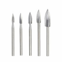로터리툴 드라멜키트 목재 전동조각 DIY 비트날 5PCS, 색상:[색상]본상품