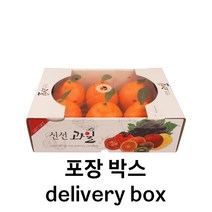 3KG 신선 과일 포장 용기 박스 소 [25장], 투명창