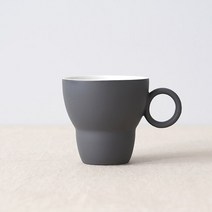 보울보울 볼볼오리진 머그컵 380ml, 차콜그레이, 1개