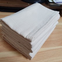 강화소창 핸드메이드 소창수건 소창행주 베개잎 3겹 4겹