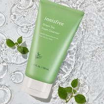 코스메틱 이노프리 리프레싱 그린 티 폼 클렌저 150ml 수분 여드름 제거 페이스 클렌징, 1개