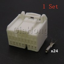 링브로워 유선송풍기 산업용 블로어 엔진 BLOWER 공업용환풍기 1 세트 24 가지 353029-1 자동차 전기 케이블 봉인되지 않은 소켓 교체 커넥터 액세서리, [01] Female