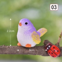 우드카빙 나무 조각 만들기 재료 북유럽 스타일의 새 사랑스러운 그림 장식품 입상 예술, 수지 새
