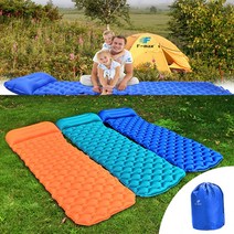 윌앤조이 캠핑매트 에어매트 초경량 차박 등산 야영 매트 캠피용품, 미드나잇그린