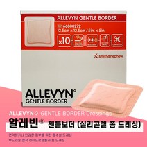 알레빈 젠틀보더 12.5x12.5cm Allevyn GENTLE BORDER 10매 드레싱밴드