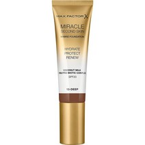 Max Factor 맥스 팩터 미라클 세컨드 스킨 하이브리드 파운데이션 SPF 20 13 Deep 30ml