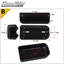 전기자전거 용품 Ebike 컨트롤러 박스 전기 자전거 케이스 250W 소형 대형 1000W 변환 키트, [02] B Medium